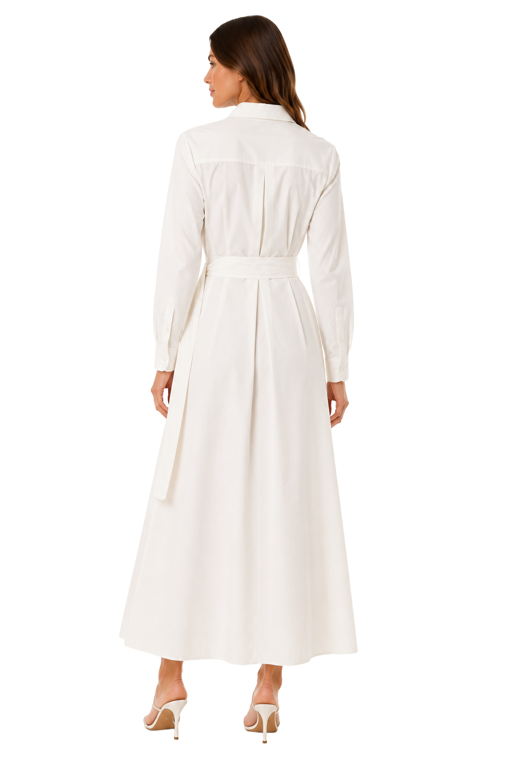 Dress Chemisier White