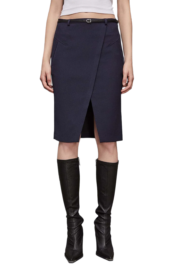 Patrizia Pepe Woman Skirt Longuette Navy Blue