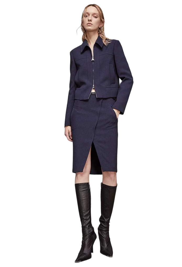 Patrizia Pepe Woman Skirt Longuette Navy Blue