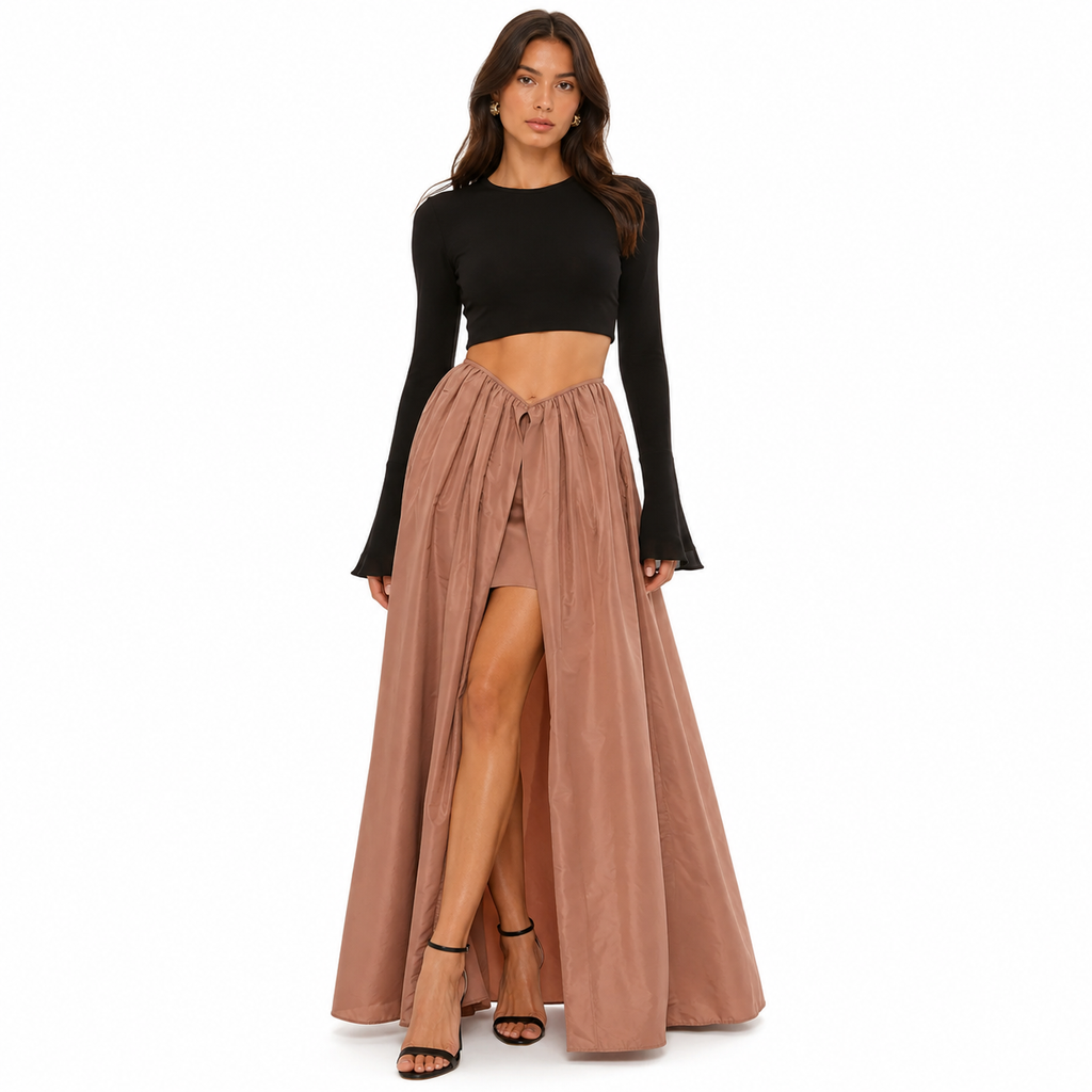 Pinko Woman Skirt Botticino Brown
