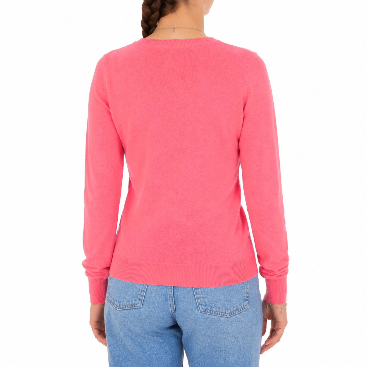 Emilio Romanelli Woman Knit Cashmere Crew Neck Pink