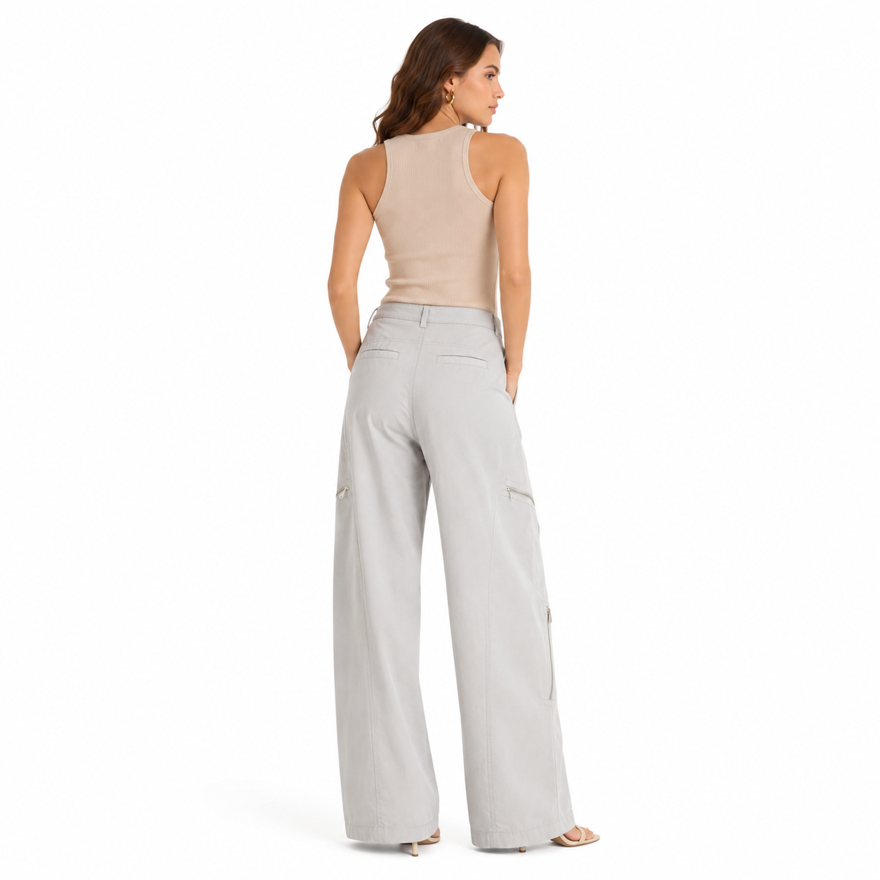 Pinko Woman Trousers Pasta Frolla Beige