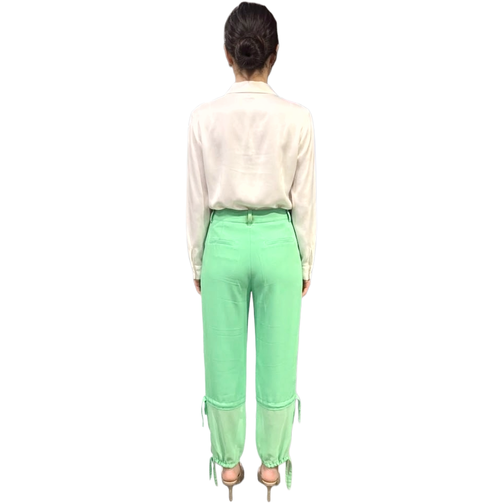 Pinko Woman Trousers Priapo Green