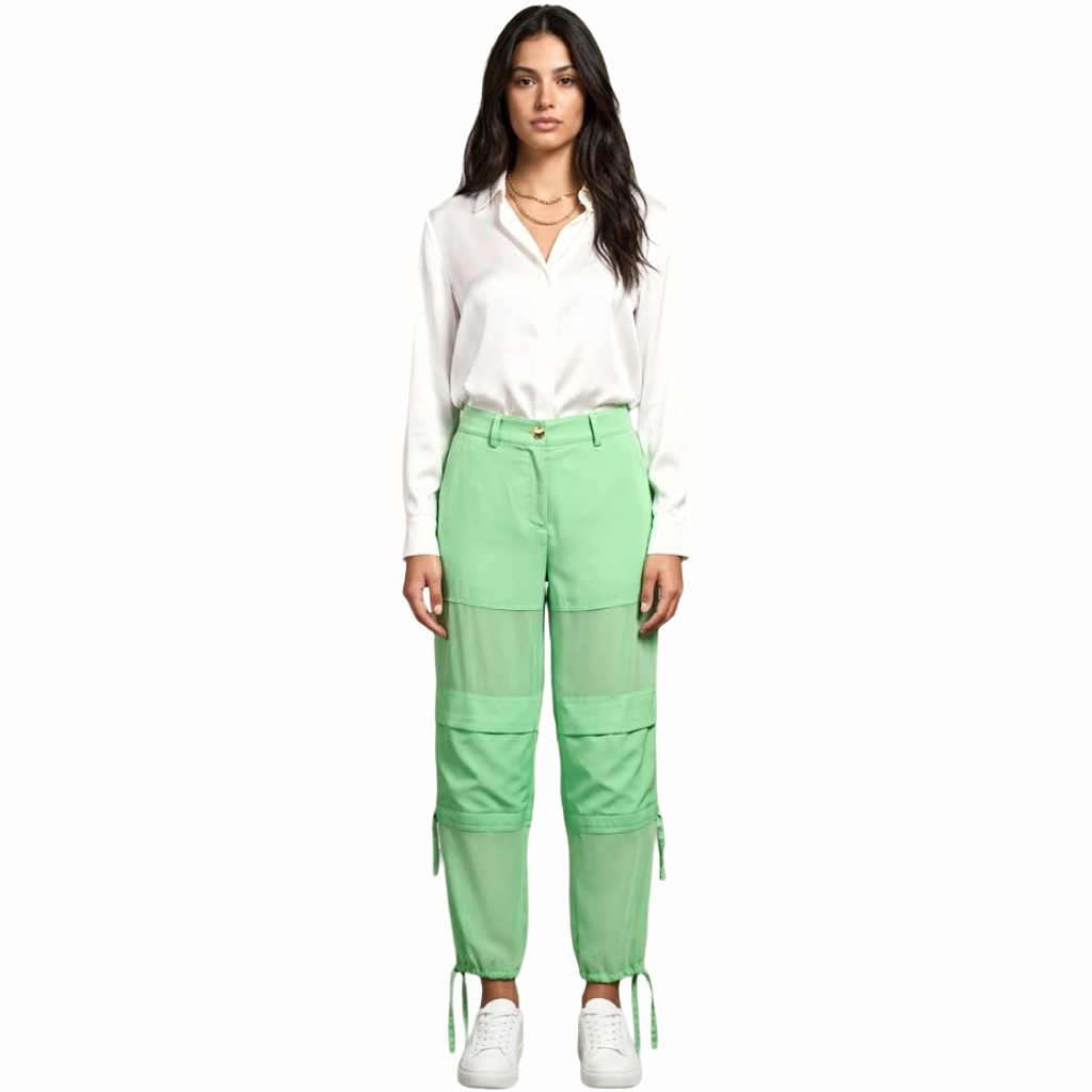 Pinko Woman Trousers Priapo Green