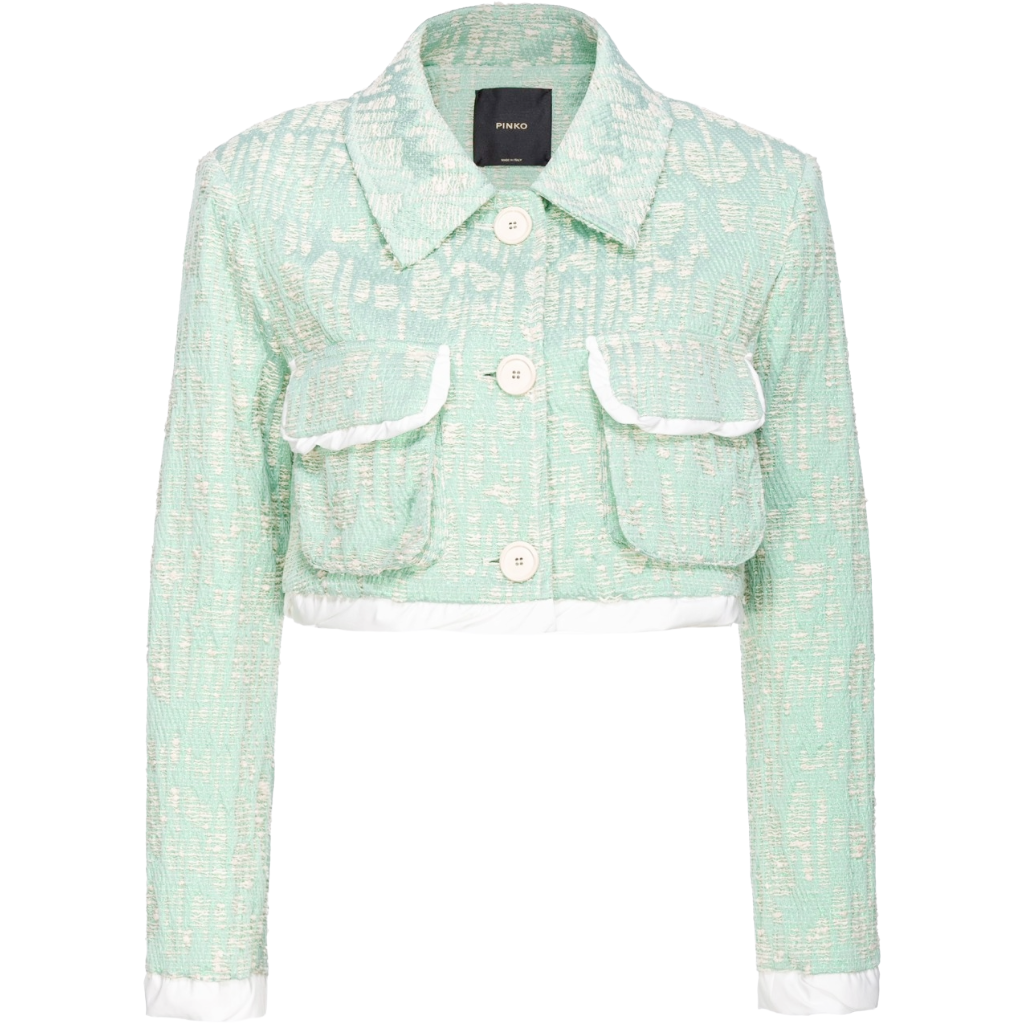Pinko Woman Jacket Short Glauconome Green