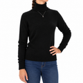 Emilio Romanelli Woman Knit Cashmere Turtleneck Black