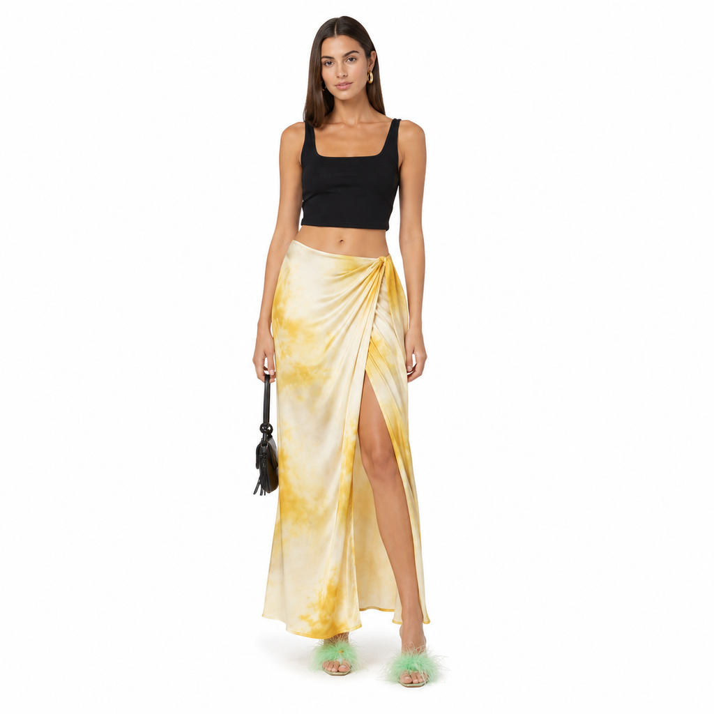 Pinko Woman Skirt Carasina Yellow