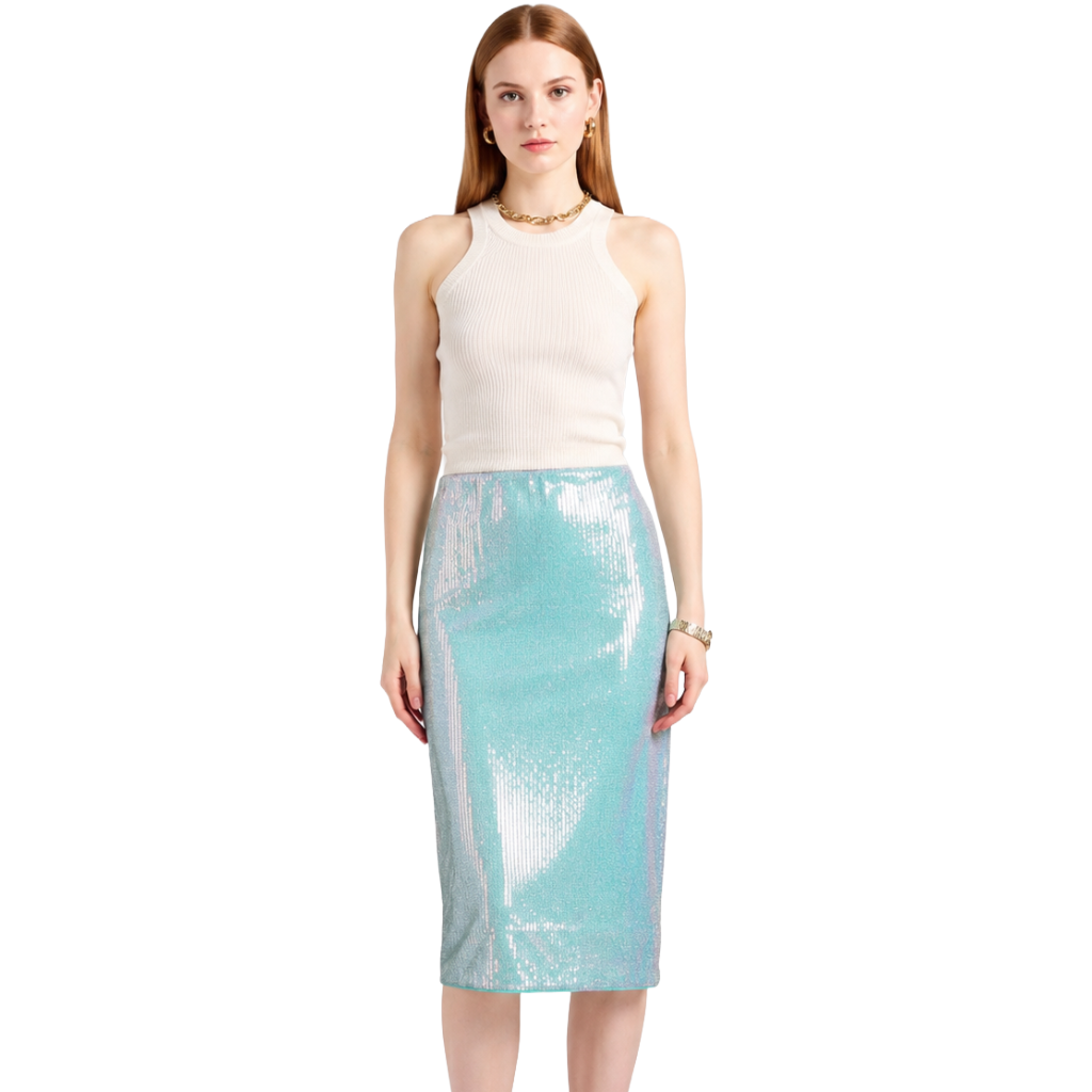 Pinko Woman Skirt Isclero Light Blue