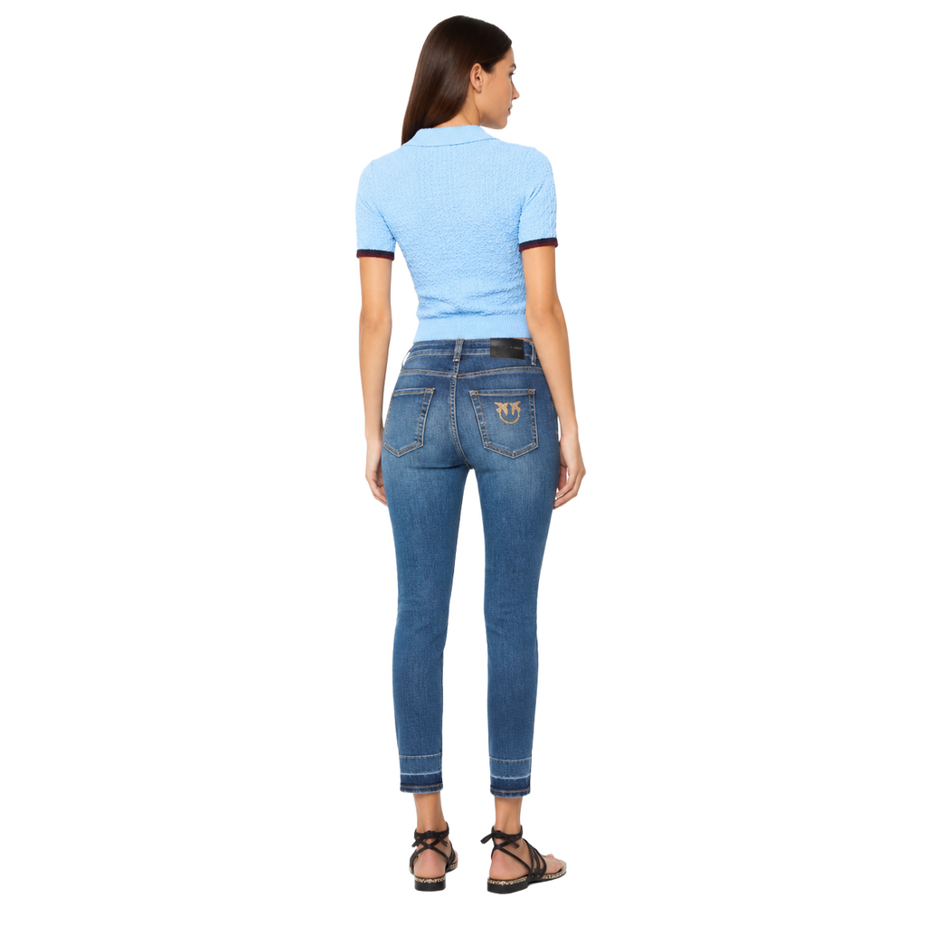 Pinko Woman Trousers Sabrina Blue