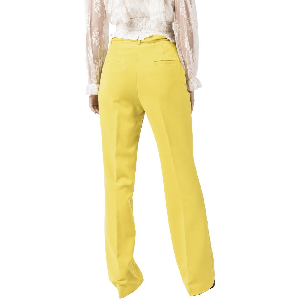 Pinko Woman Trousers Laurance Gialli Yellow