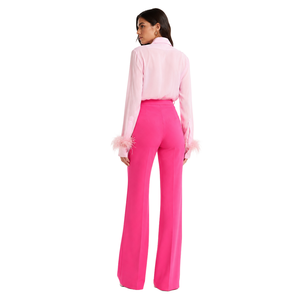 Pinko Woman Trousers Hulka Fuchsia