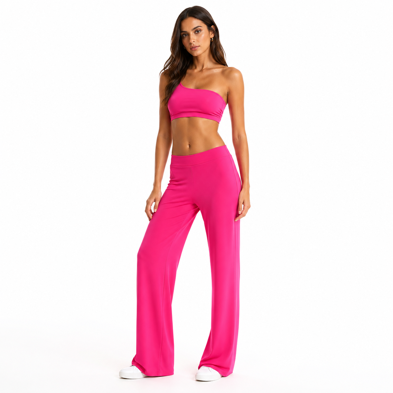 Pinko Woman Trousers Porfiria Fuchsia