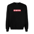 Dsquared2 Herren Sweatshirt Rundhals-Ausschnitt Patch Schwarz