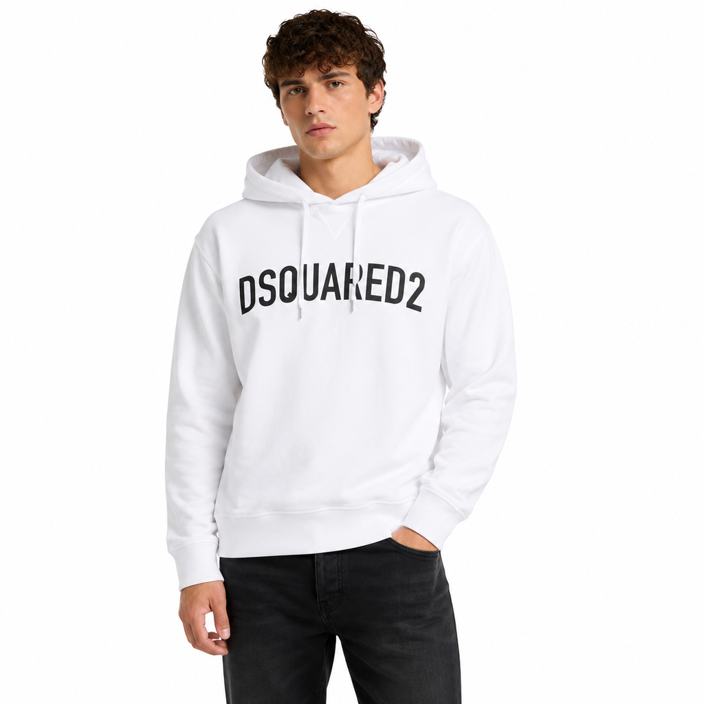 Dsquared2 Herren Sweatshirt Print Weiß