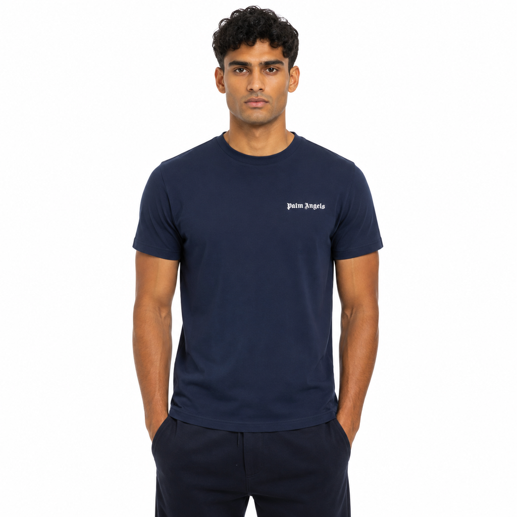 Palm Angels Man T-Shirt Blue