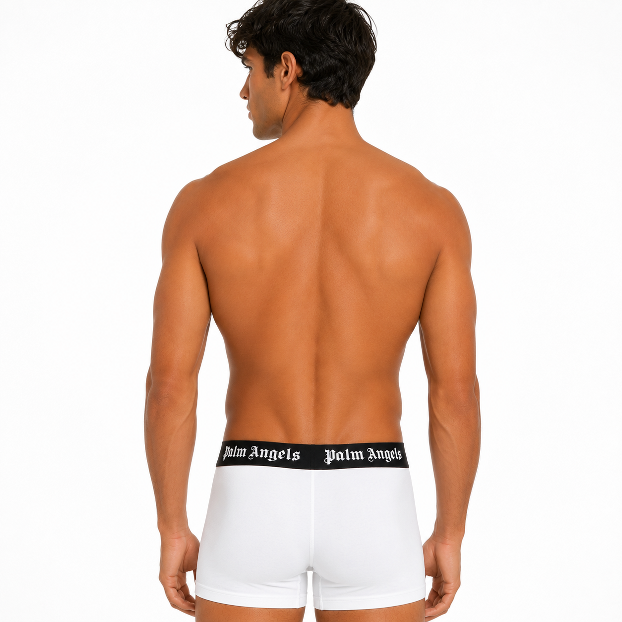 Palm Angels Man Set Tripack Boxer White