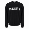Dsquared2 Man Sweatshirt Crew Neck Print Black