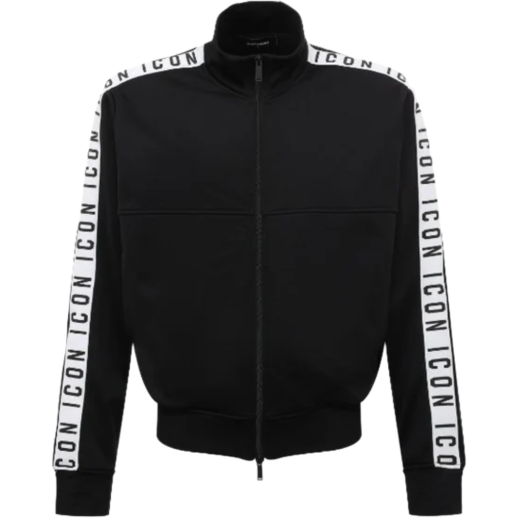 Dsquared2 Man Sweatshirt Bande Logate Black