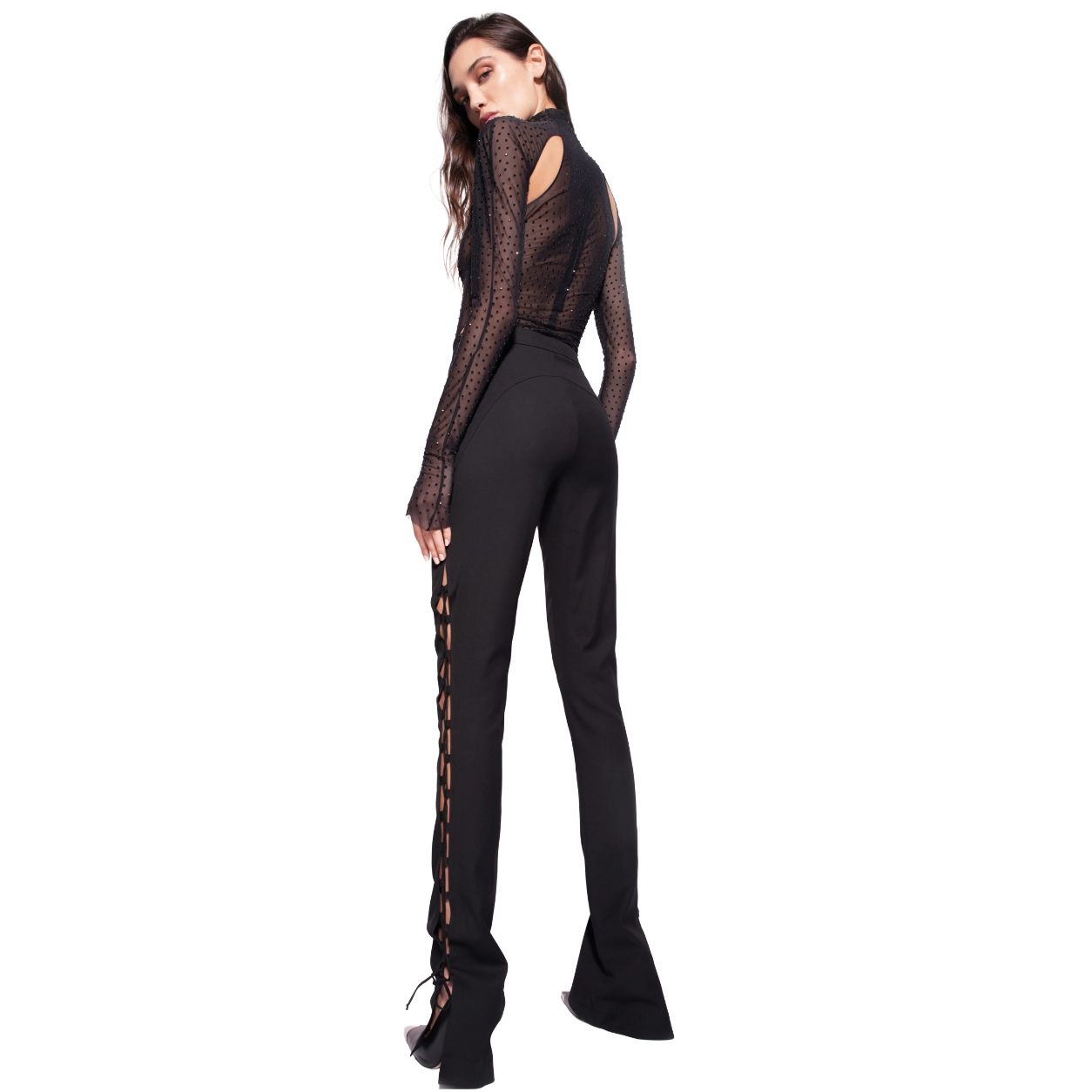 Pinko Woman Trousers Orientalis Black