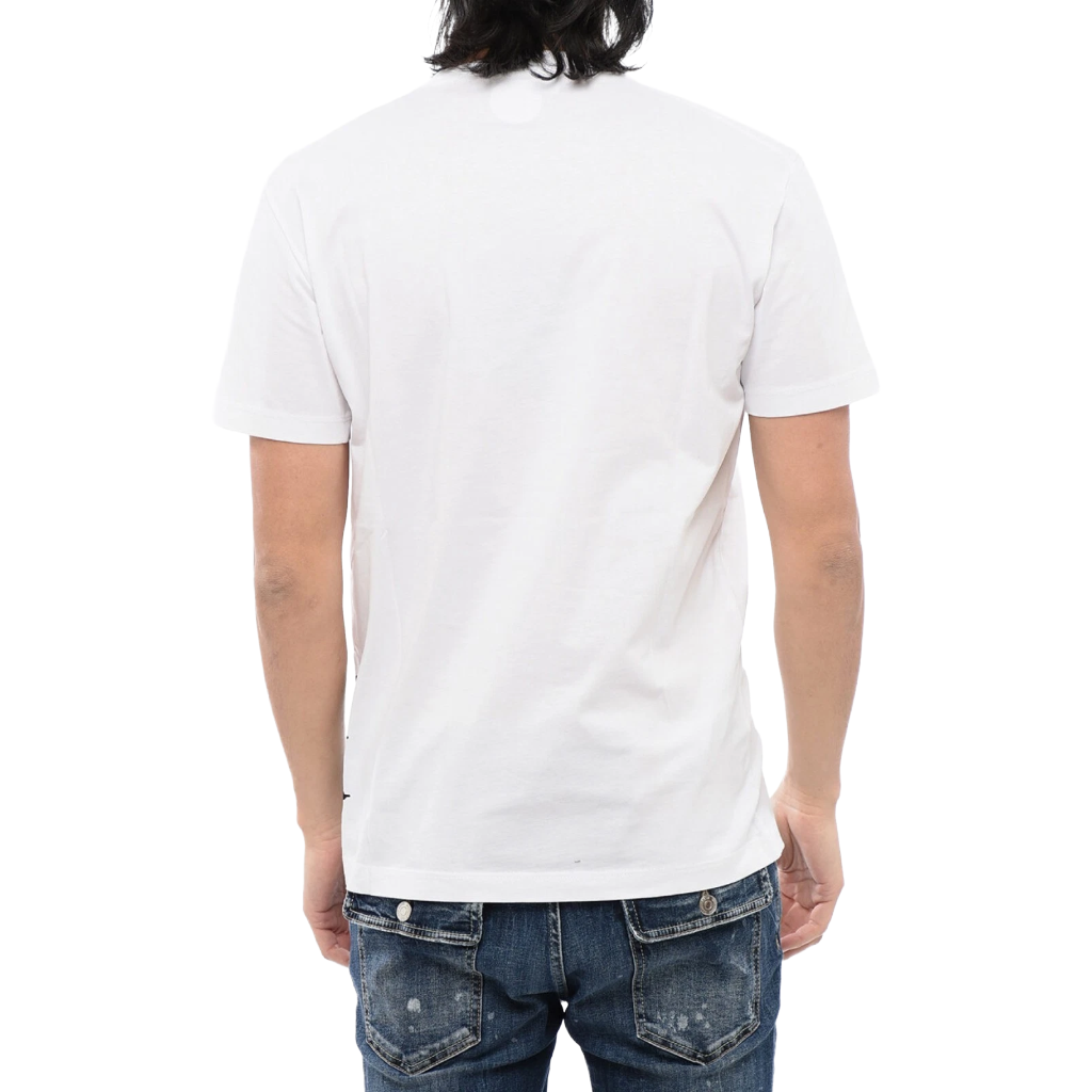 Dsquared2 Herren T-Shirt Rundhals Weiß