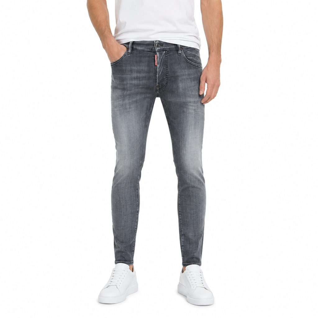 Dsquared2 Man Denim Skater Denim Black