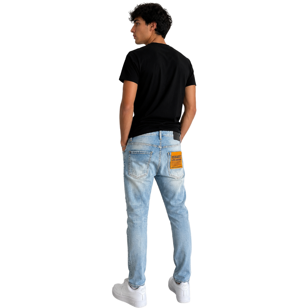 Dsquared2 Man Denim Super Twinky Denim Blue