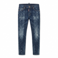 Dsquared2 Man Denim Vernice Denim Blue