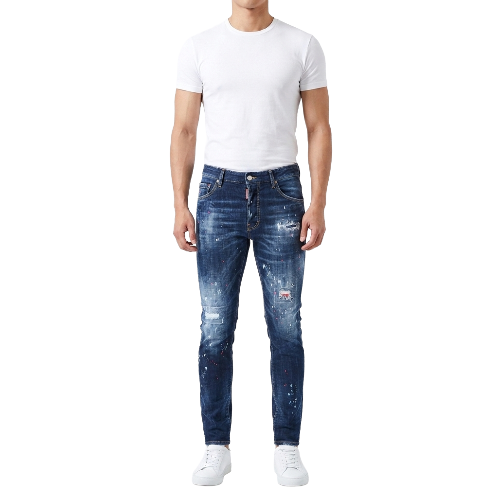 Dsquared2 Man Denim Cool Guy Denim Blue