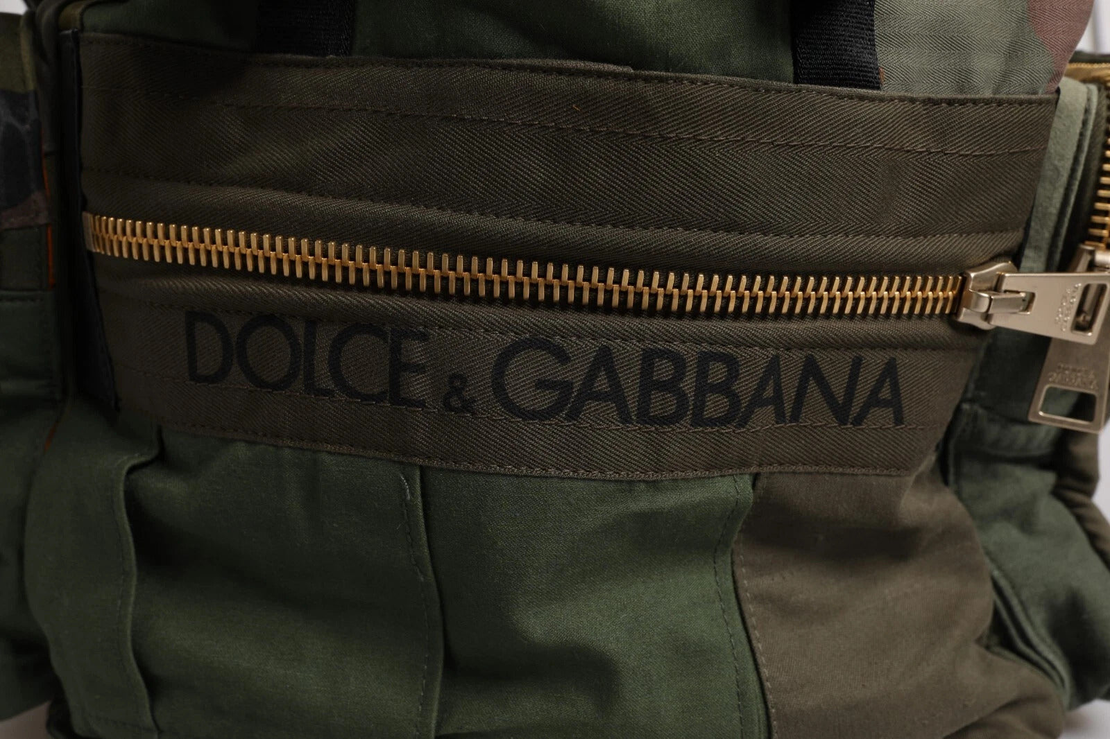 Dolce & Gabbana Man Backpack Military Camouflage