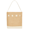 Marni Woman Medium Museo Hobo Bag Beige