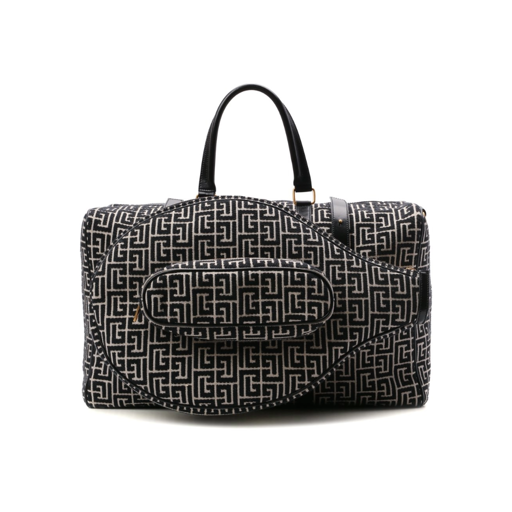 Balmain Man Borsone Voyage Duffle Bags Schwarz