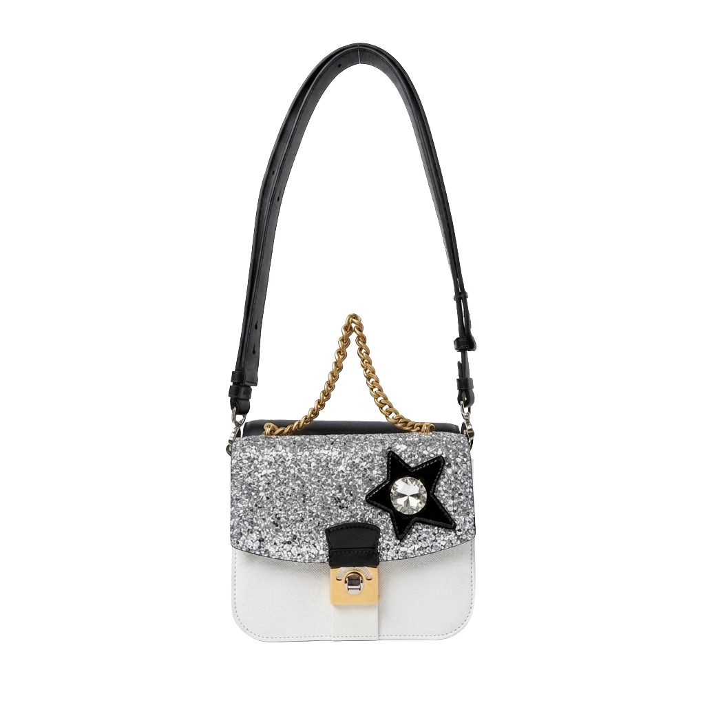maison margela Woman Bag Lock Square White