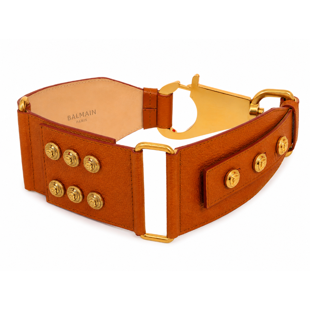Balmain Woman Belt Fashion Waist Brown
