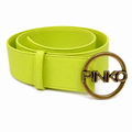 Pinko Woman Belt Dollarino Rigenerato Green