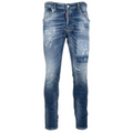 Dsquared2 Man Denim Skater Jeans Blau