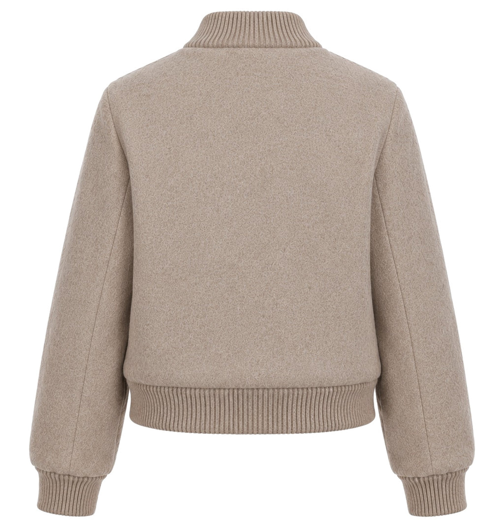 Loro Piana Fabric Woman Bomber Beige