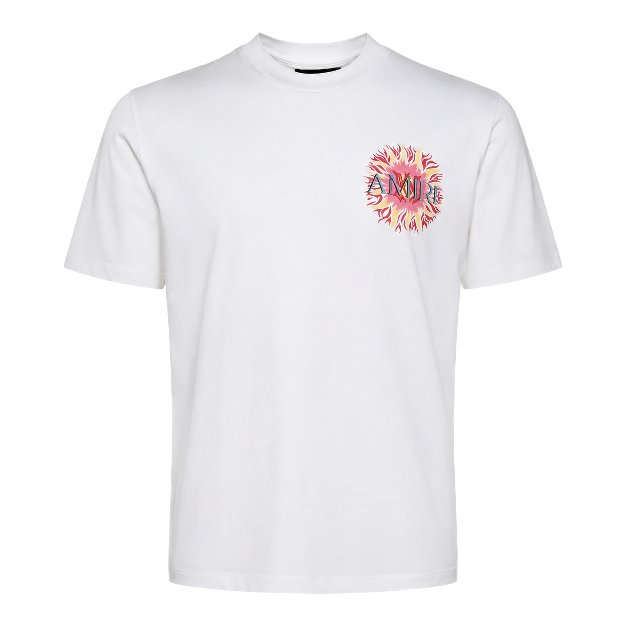 Amiri Man Sun Tee T-Shirts Tops White