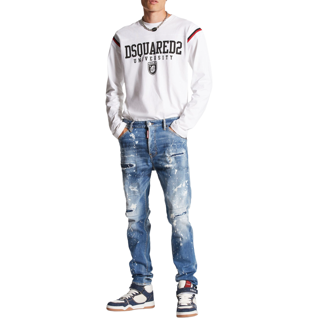 Dsquared2 Man Denim Cool Guy Jeans Blue