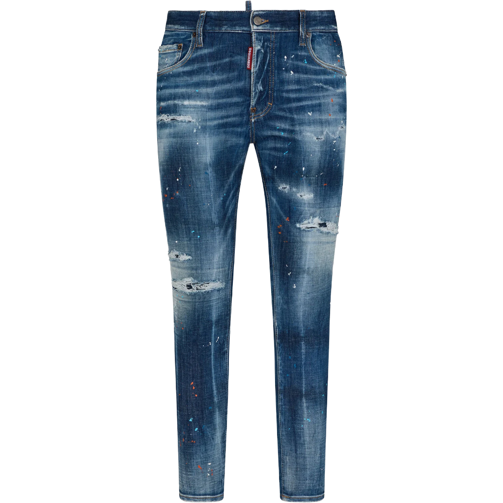 Dsquared2 Man Denim Super Twinky Jeans Blue