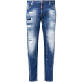Dsquared2 Man Denim Tidy Biker Jeans Blue