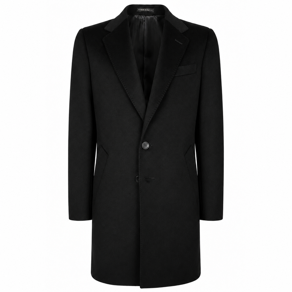 Loro Piana Fabric Man Coat Black