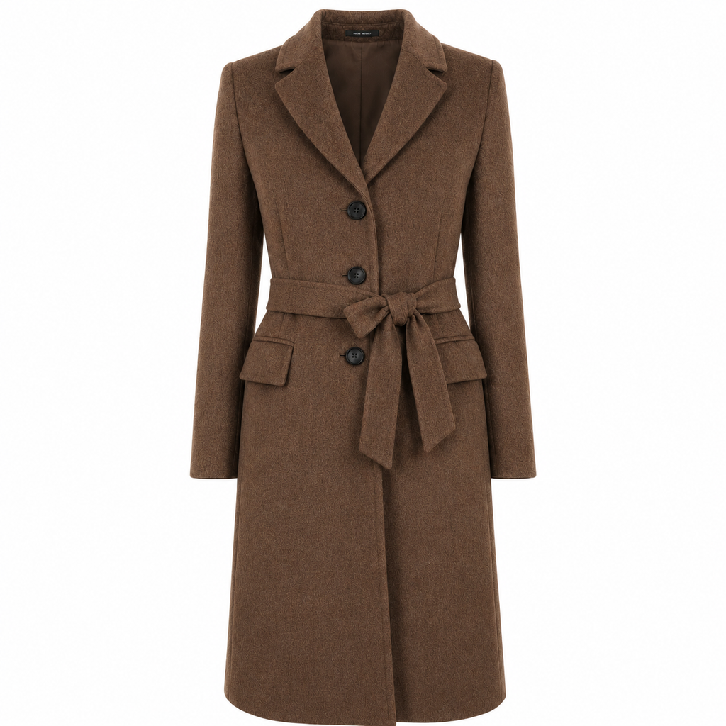Loro Piana Fabric Woman Coat Brown