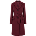Loro Piana Fabric Woman Coat Bordeaux Red