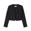 Twinset Woman Jacket Coreana Studded Black