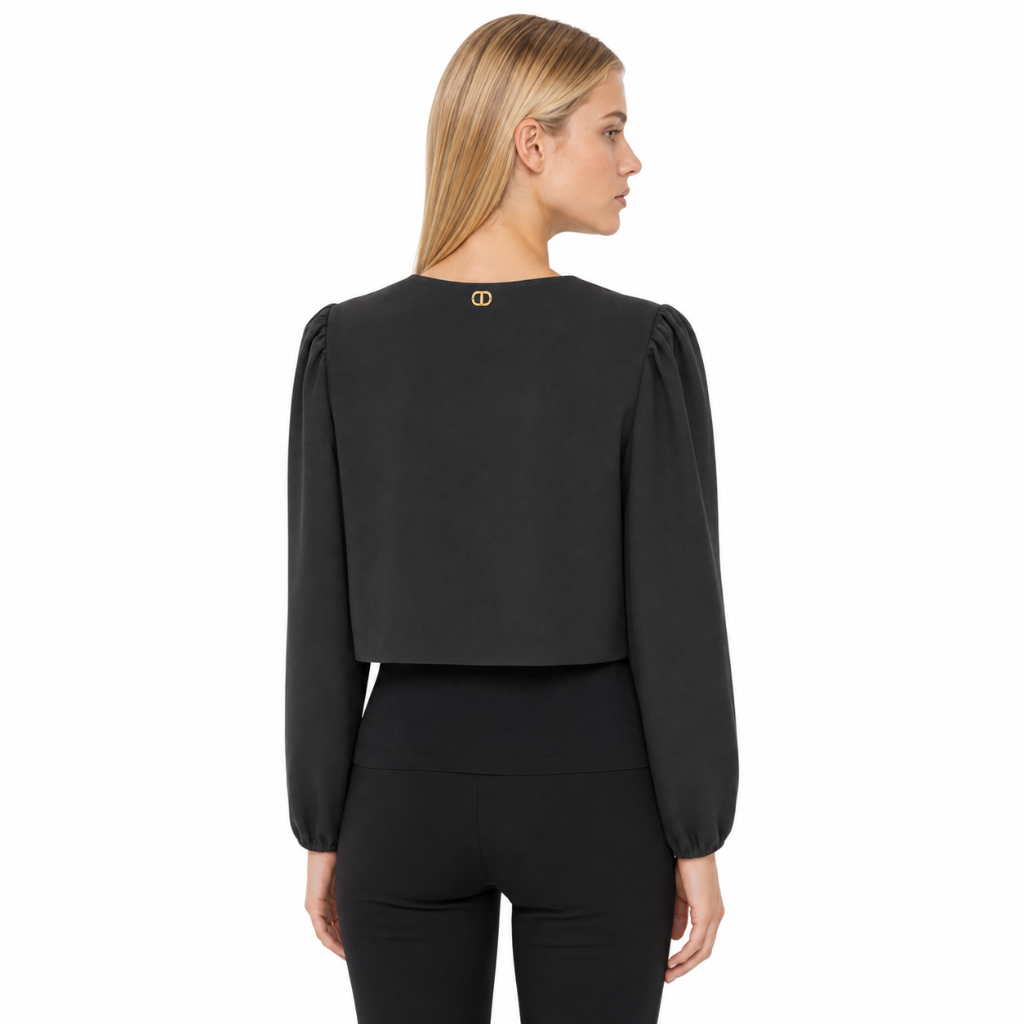 Twinset Woman Coprispalle T-Shirts Tops Black