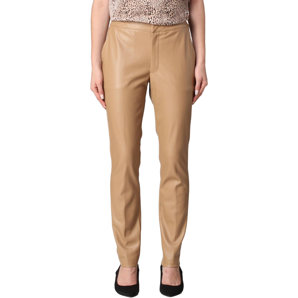 Twinset Woman Trousers Ecopelle Beige