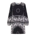 Twinset Woman Dress Print Bandana Black