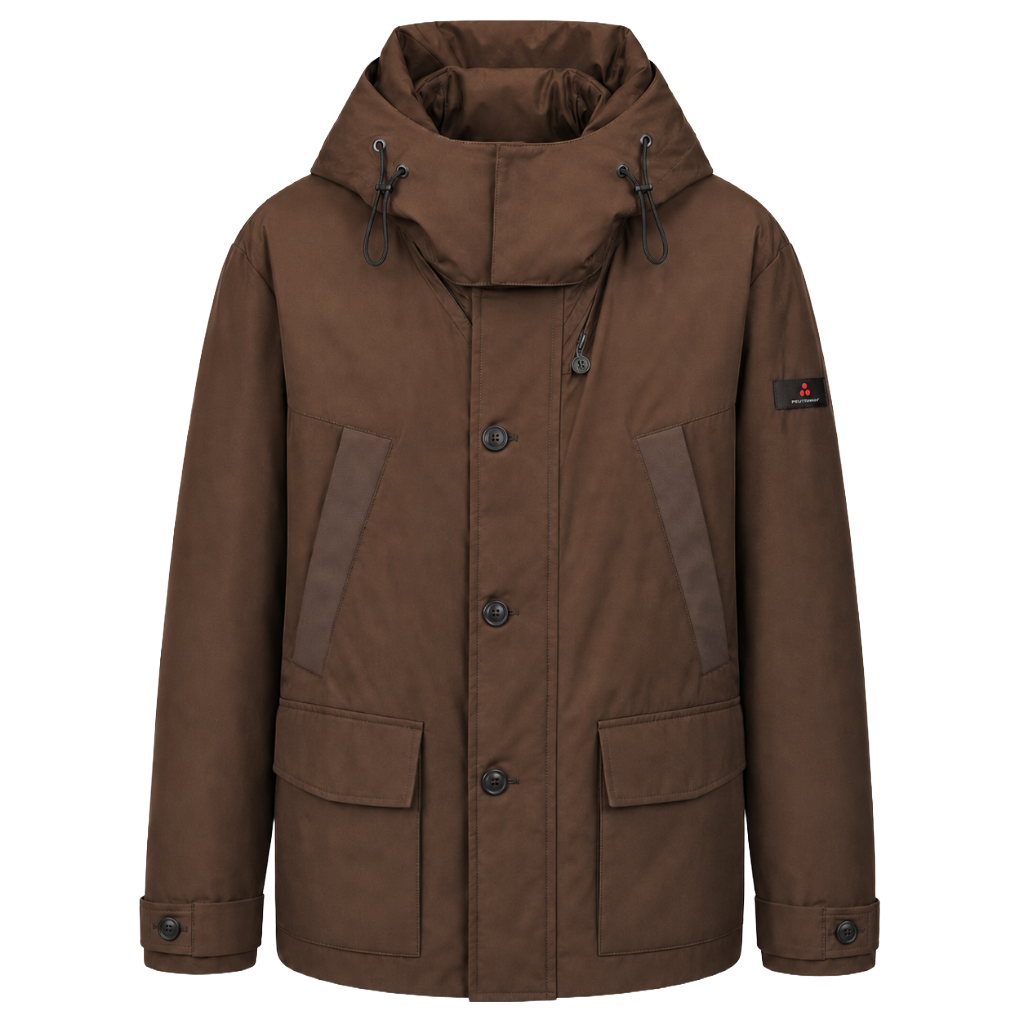 Peuterey Man Down Jacket Segenam Brown
