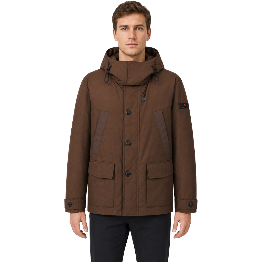 Peuterey Man Down Jacket Segenam Brown