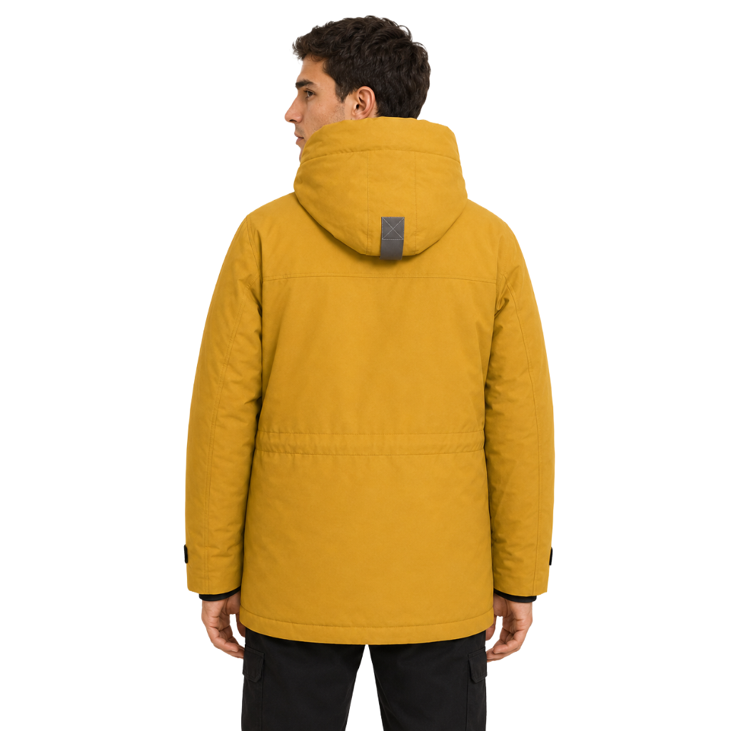 Peuterey Man Jacket Quarters Fur Yellow